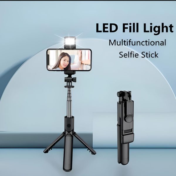 Selfie Stick Tripod R1S Bluetooth Remote Control Tripod Selfie Stick